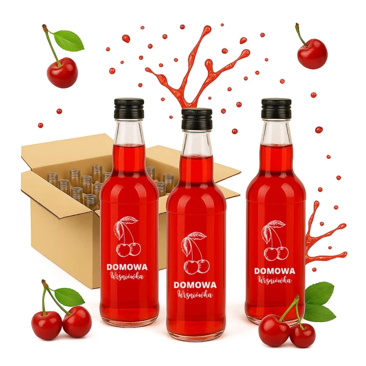 butelka na wisniowke monopolowa 500ml bimberek kratownica