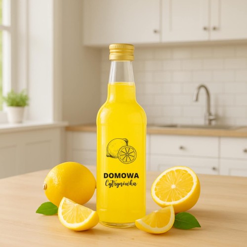 szklana butelka na cytrynowke monopolowa 500ml bimberek