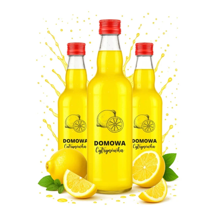 butelka na cytrynowke monopolowa 500ml bimberek zestaw sklep