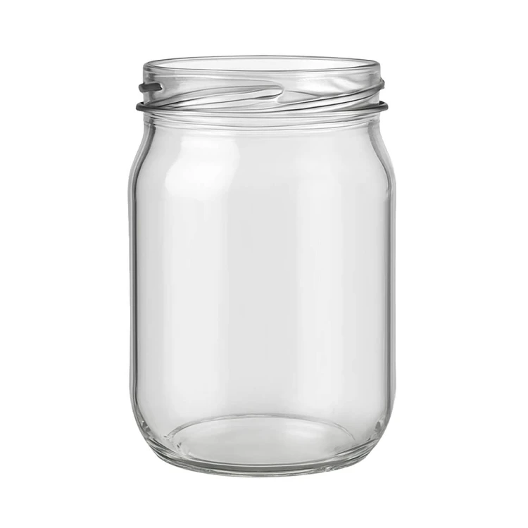vezbarwny szklany prosty Słoik 500ml bimberek