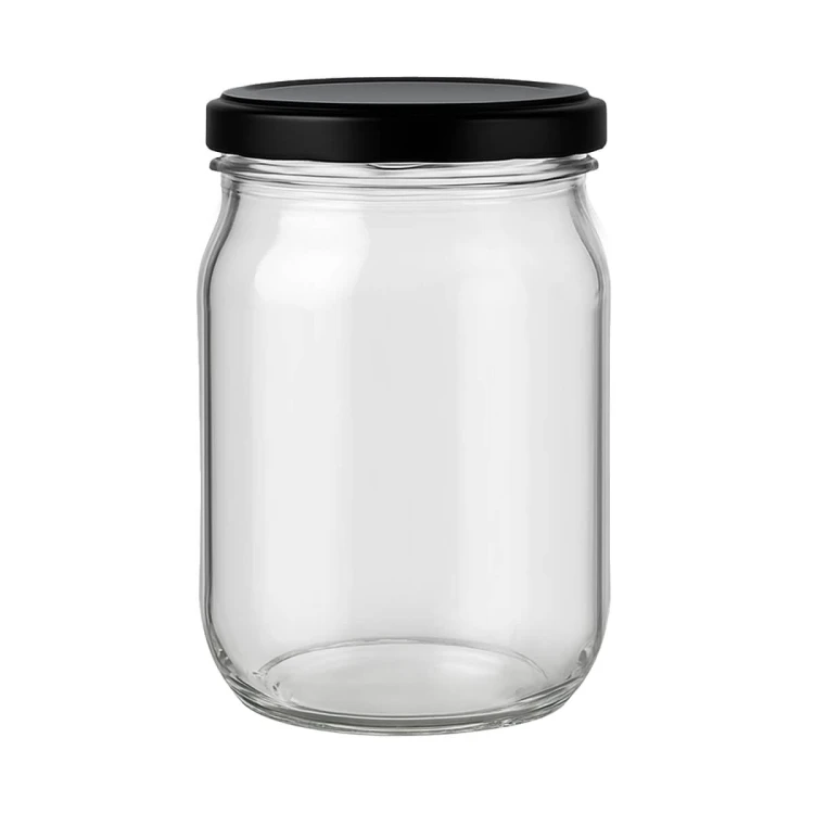 vezbarwny szklany prosty Słoik 500ml bimberek na przetwory
