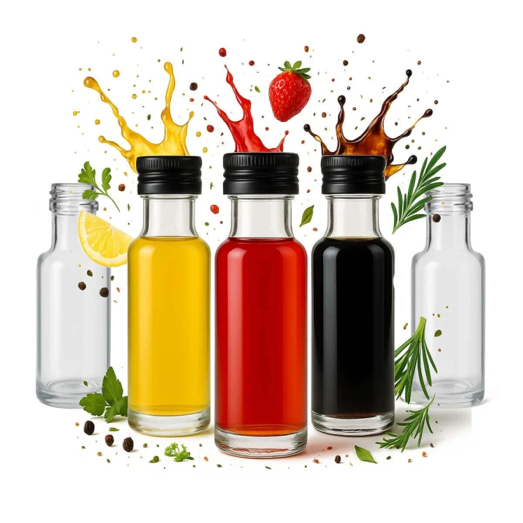 Szklana butelka doruca 20ml bimberek zestaw butelek