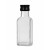 Mała, kwadratowa, szklana butelka Quadra 100ml Bimberek