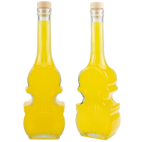 ozdobna Butelka skrzypce 500ml Bimberek