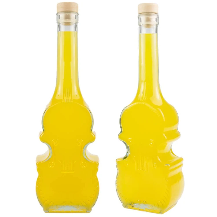ozdobna Butelka skrzypce 500ml Bimberek