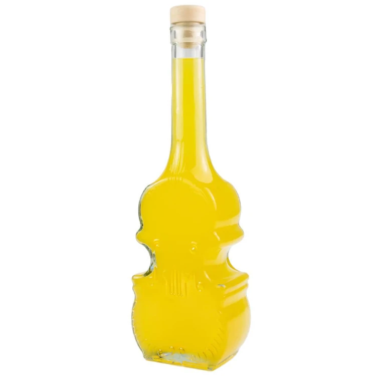 szklana Butelka skrzypce 500ml Bimberek