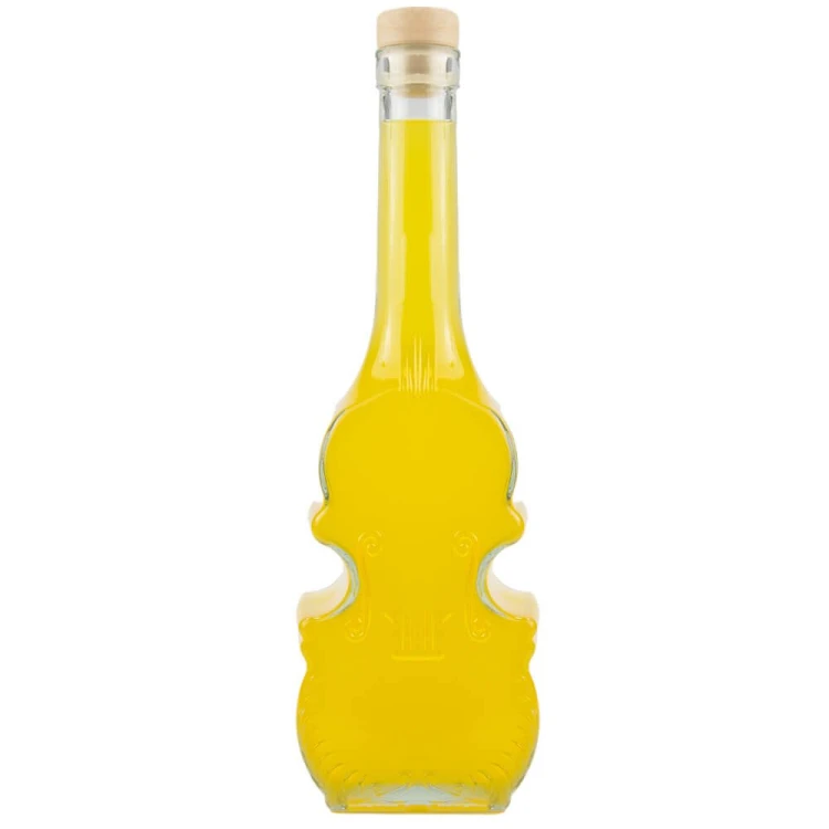 szklana Butelka skrzypce Bimberek