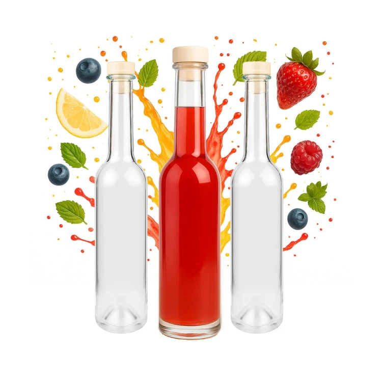 szklana bezbarwna Butelka Fenice 350ml bimberek