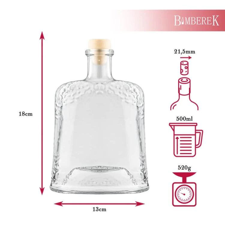 butelka lodowa 500ml bimberek wymiary