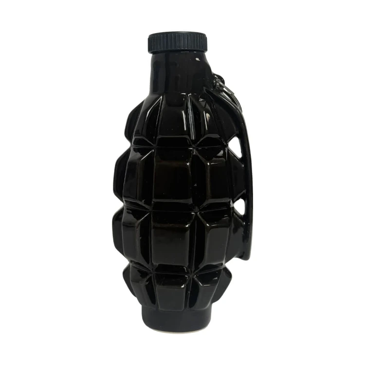 czarna Butelka na prezent granat 100ml Bimberek