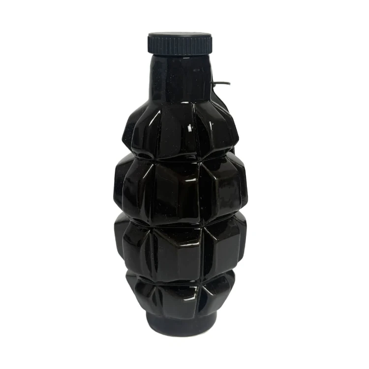 smieszna Butelka na prezent czarna granat 100ml Bimberek