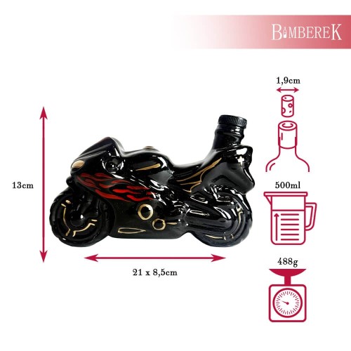Prezent dla motocyklisty butelka bimberek wymiary