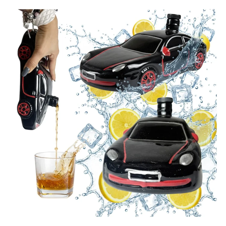 Butrelka ceeramuczna samochod 500ml w ksztalcie porche bimberek sklep