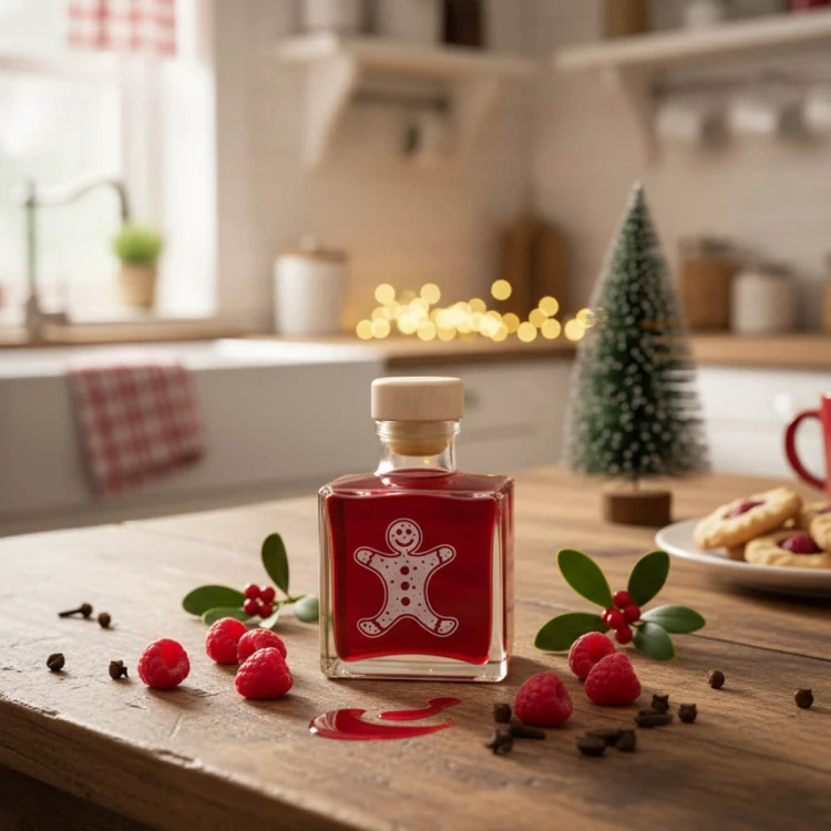 piekna bitelka swiateczna ania 100ml z nadrukiem bimberek