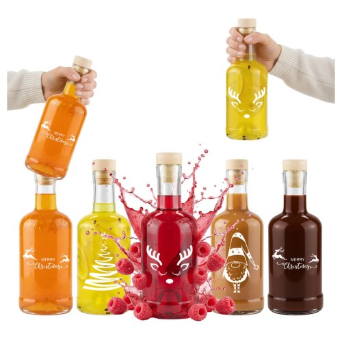 butelki na swiateczne likiery tadek 250ml bimberek komplet