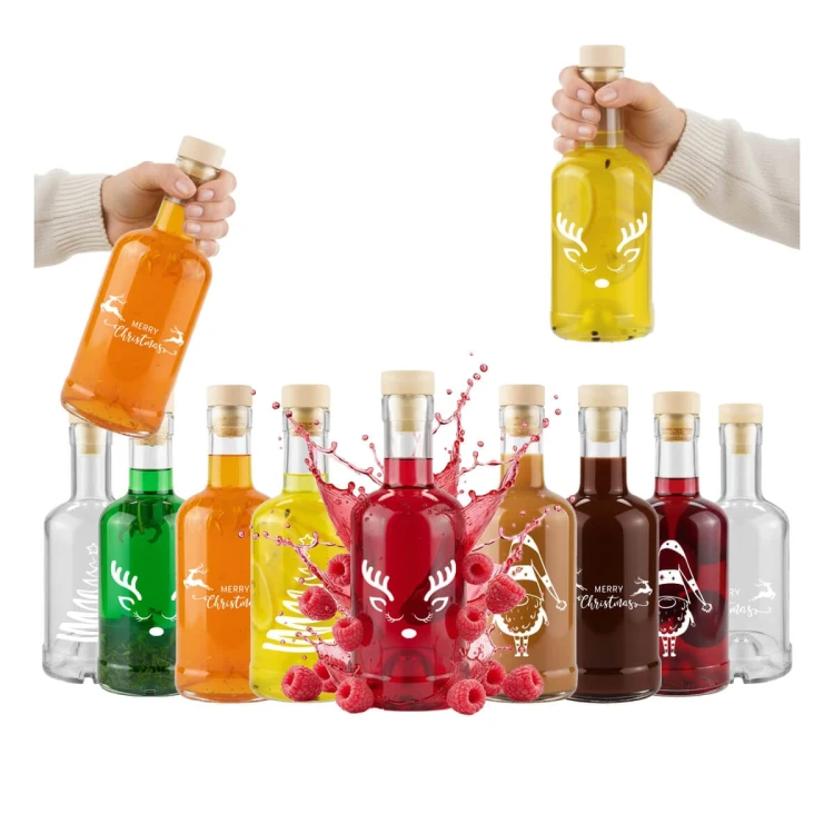 butelki na swiateczne likiery tadek 250ml bimberek zestaw