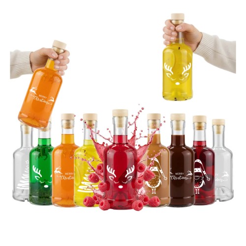 butelki na swiateczne likiery tadek 250ml bimberek zestaw