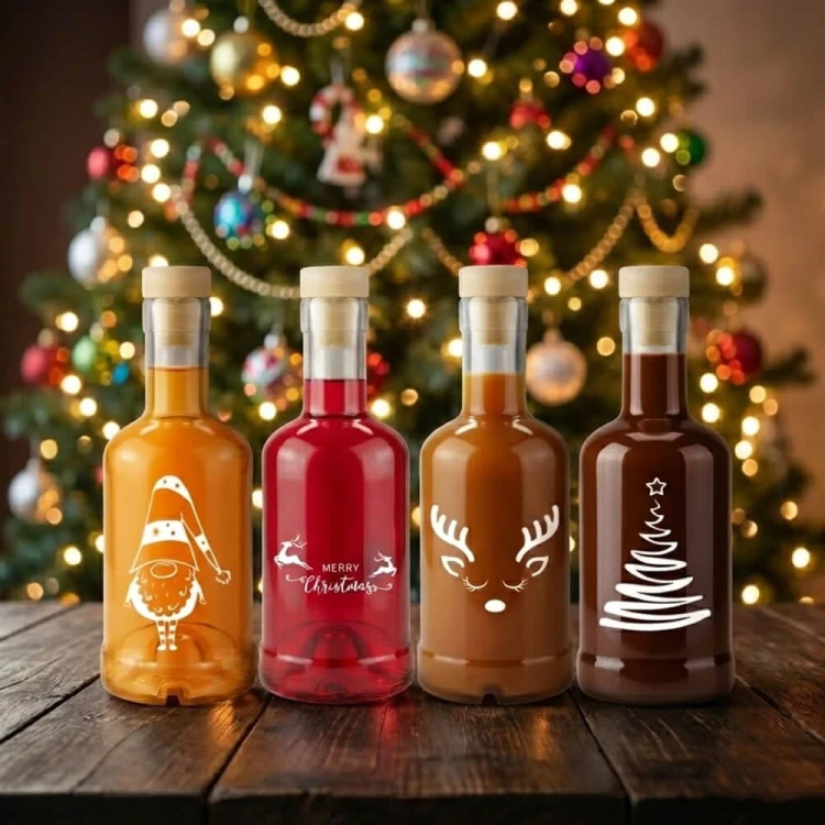 piekne butelki na swiateczne likiery tadek 250ml bimberek