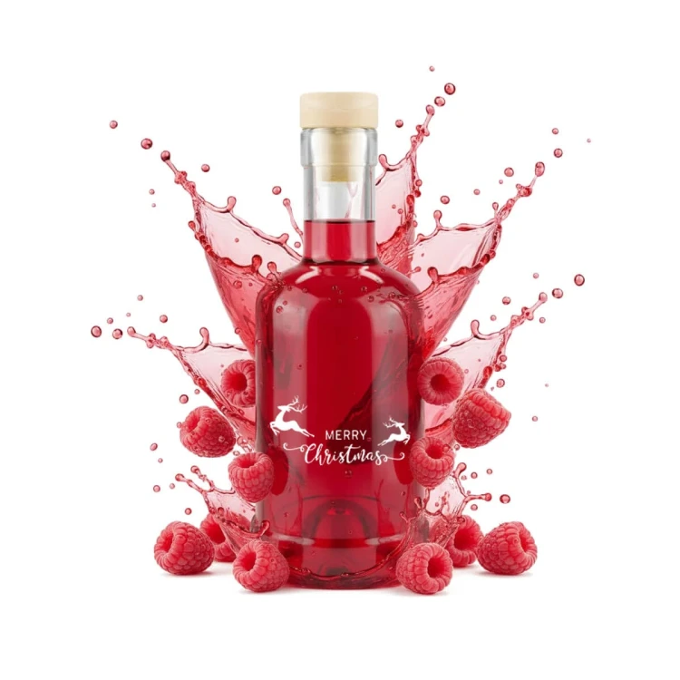 butelki na swiateczne likiery tadek 250ml bimberek merry christas