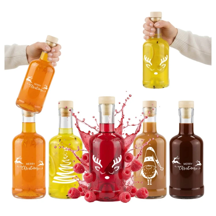 butelki na swiateczne likiery tadek 250ml bimberek komplet