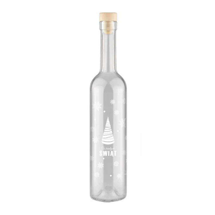 Świąteczna butelka z nadrukiem Futura 500ml Bimberek 6