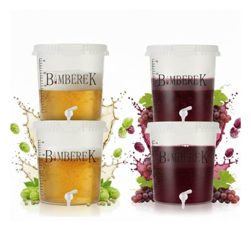 wiadro fermentacyjne z kranem
