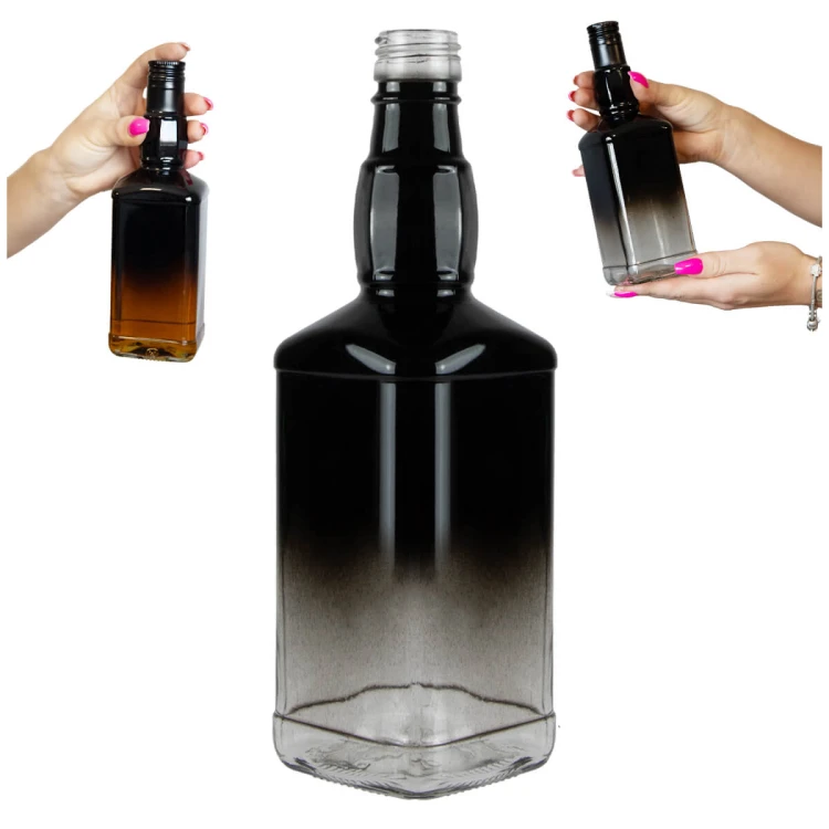 ozdobna Malowana butelka Daniels ombre Daniels 500ml Bimberek