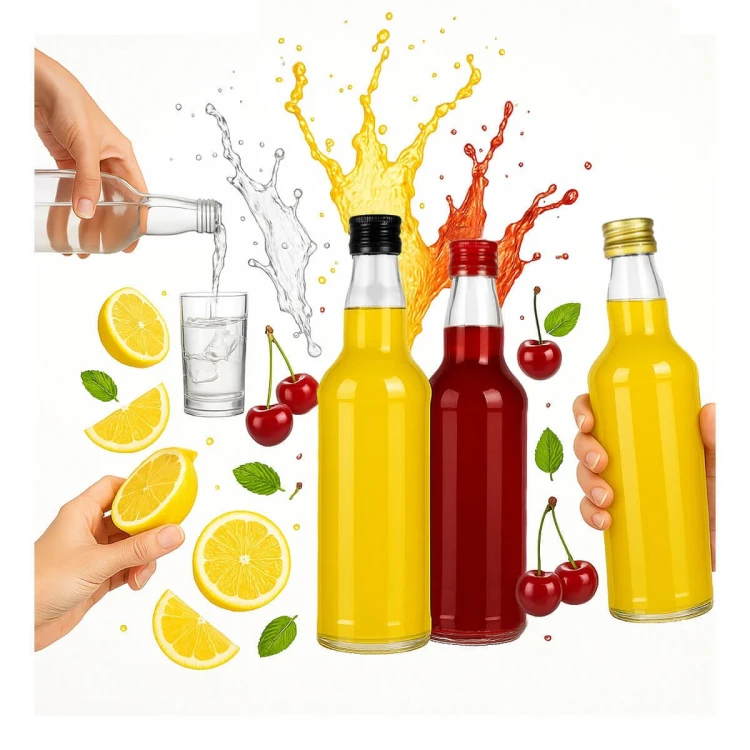 szklana butelka monopol 500ml bimberek