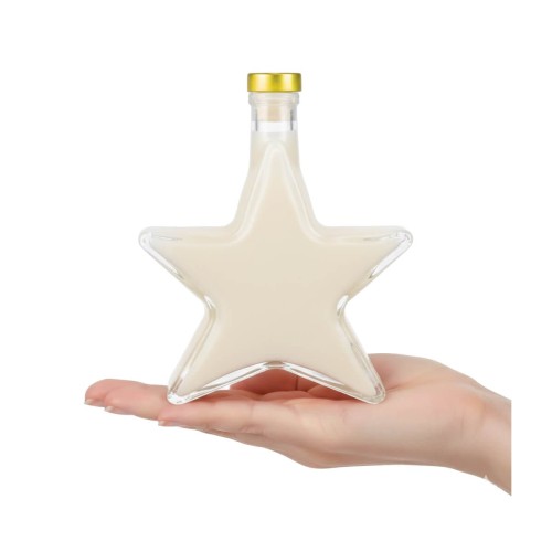 szklana butelka gwiazda 200ml bimberek