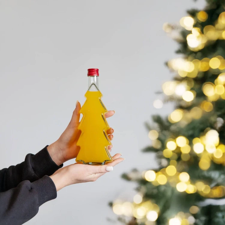 swiateczna butelka choinka 500ml bimberek 2