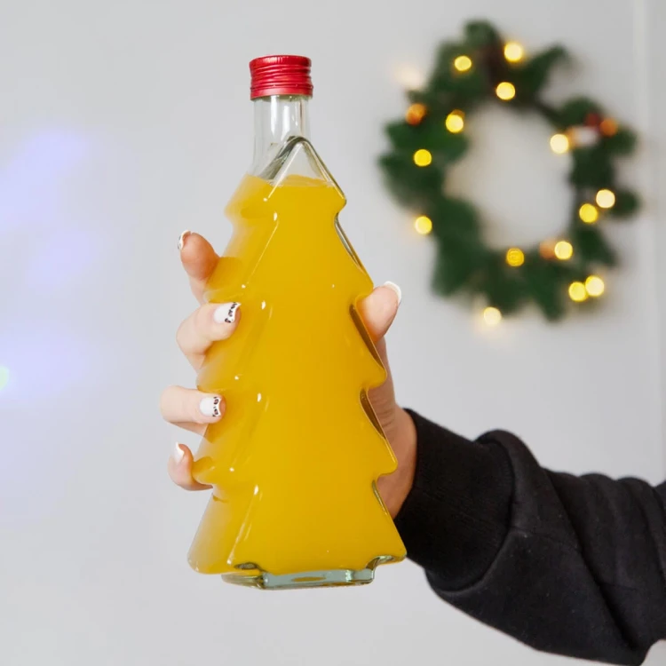 swiateczna butelka choinka 500ml bimberek 3