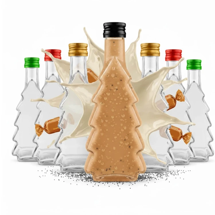 Butelka choinka 500ml bimberek likiery swiateczne