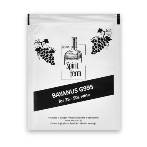 Drożdże winiarskie Bayanus Spirit Ferm Bimberek