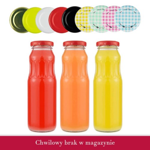 Zestaw butelek szklanych 250ml Juice Bimberek sklep