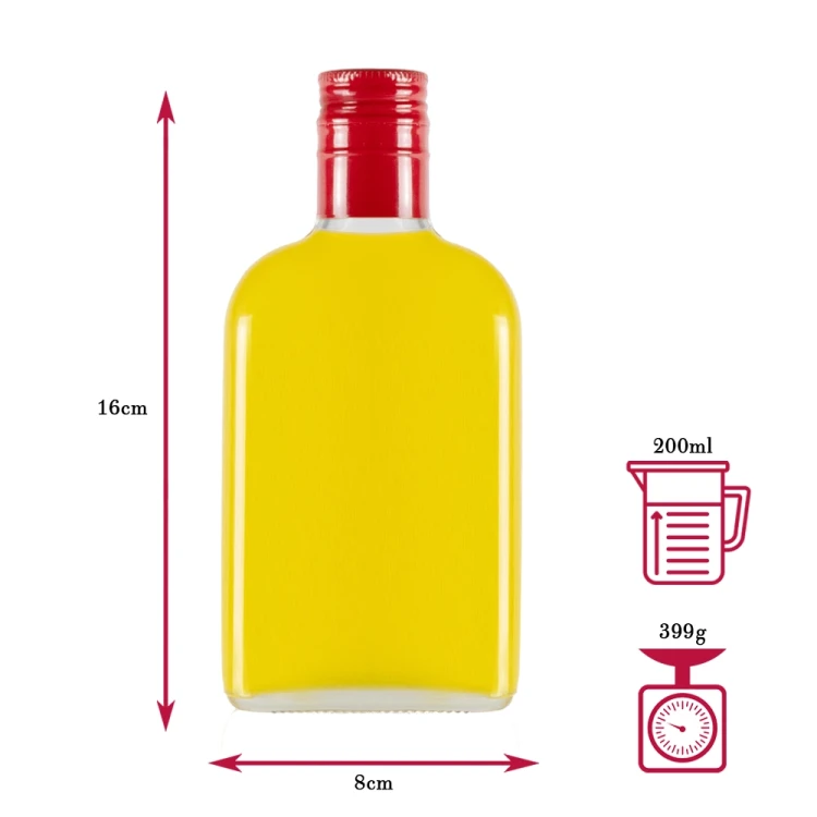 butelka Piersiowka 200ml Bimberek sklep wymiary