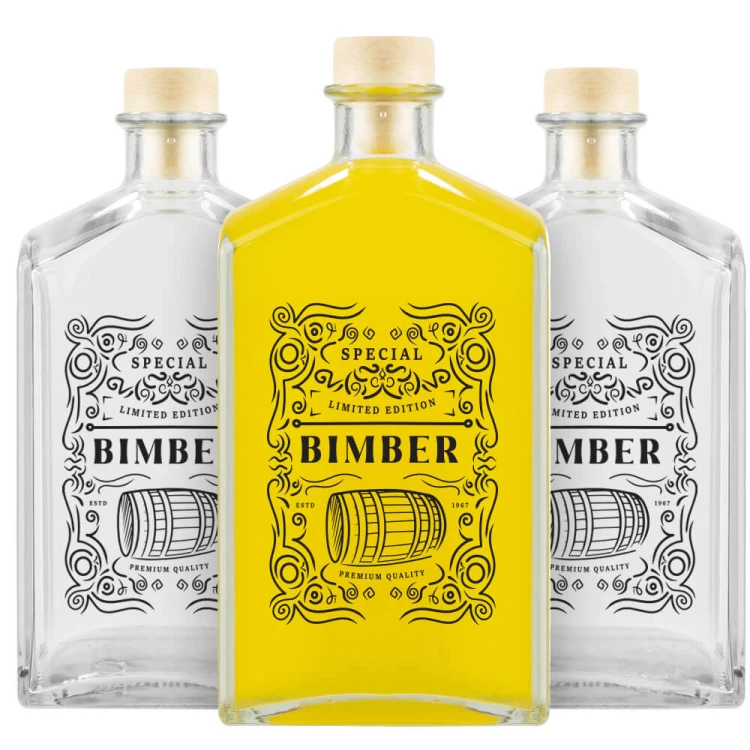 Butelka Brandy z nadrukiem Bimber hurtownia