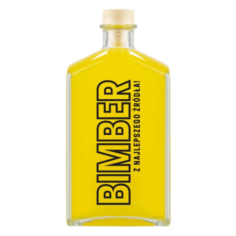 Brandy z napisem Bimber z najlepszego zrodla