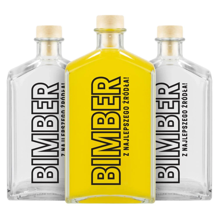Brandy z napisem Bimber z najlepszego zrodla hurtownia butelek