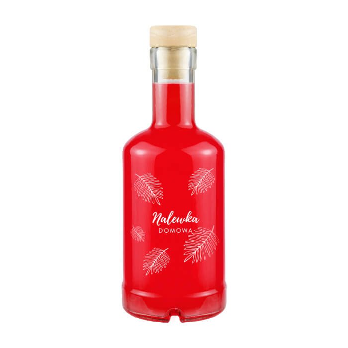 Buteleczka 250ml z nadukiem na nalewkę Bimberek