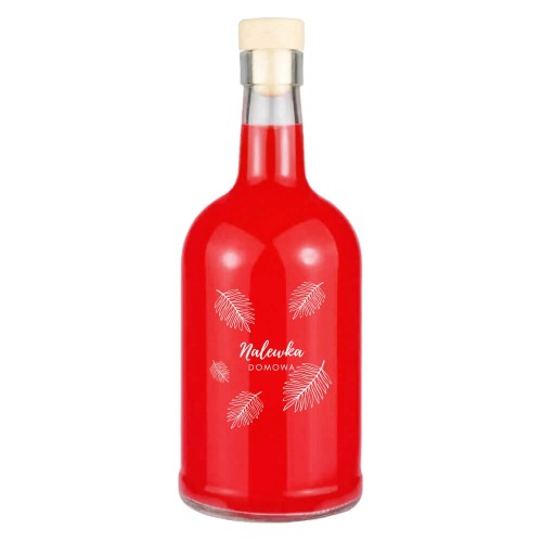 Butelka z nadryukiem na nalewkę 500ml Tadek Bimberek