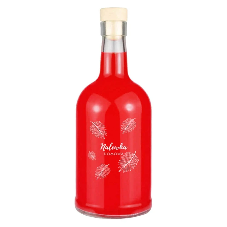 Butelka z nadryukiem na nalewkę 500ml Tadek Bimberek