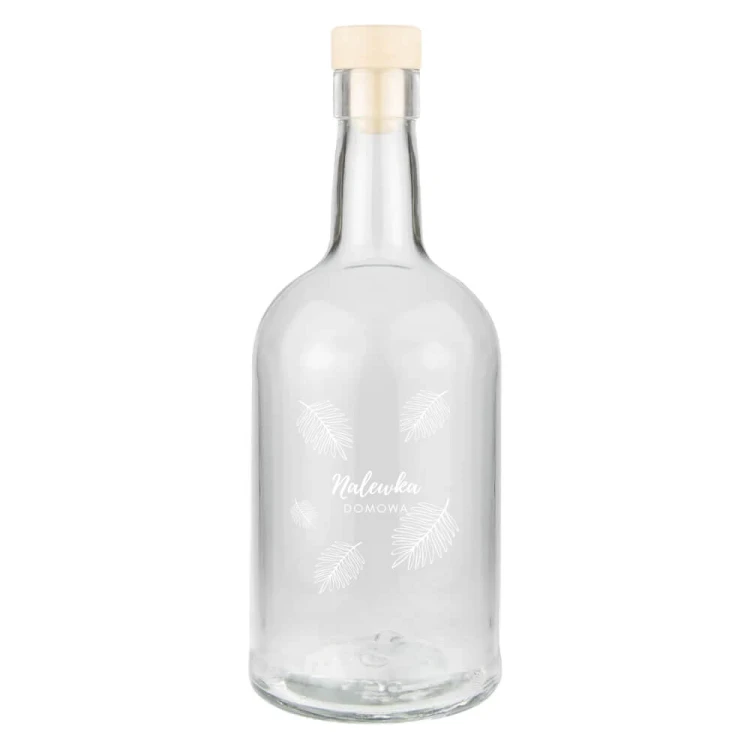 Butelka z nadrukiem nalewka liście Tadek 500ml