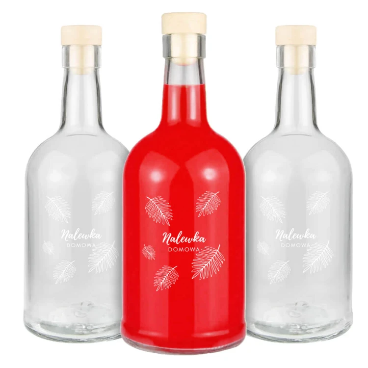Butelka z nadryukiem na nalewkę 500ml Tadek Bimberek hurtownia