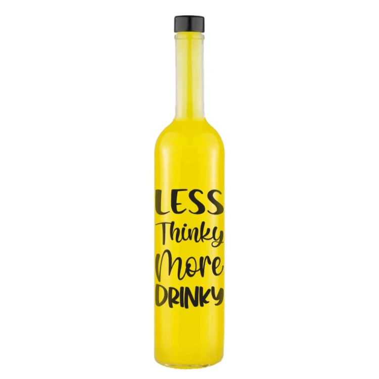 Butelka Futura GPI 500ml z napisem less thinky more drinky bimberek sklep