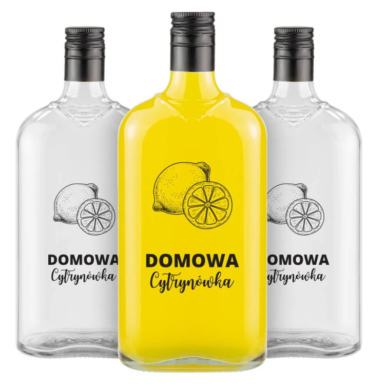 Elegancka Butelka na cytrynówkę Klasyk Bimberek