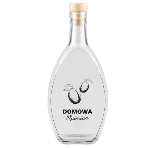 Butelka na sliwowice Elipsa 500ml Bimberek