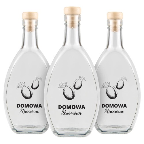 Butelka na sliwowice Elipsa 500ml Bimberek hurtownia