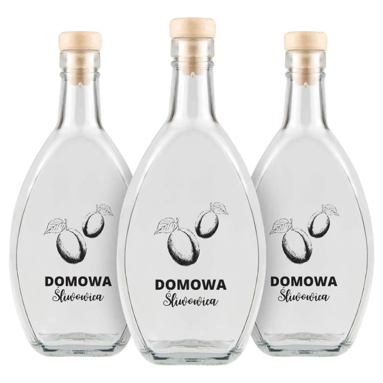 Butelka na sliwowice Elipsa 500ml Bimberek hurtownia