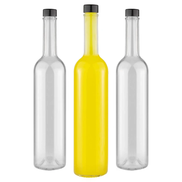 Szklana Butelka na nalewki 500ml z zakrętką GPI Bimberek