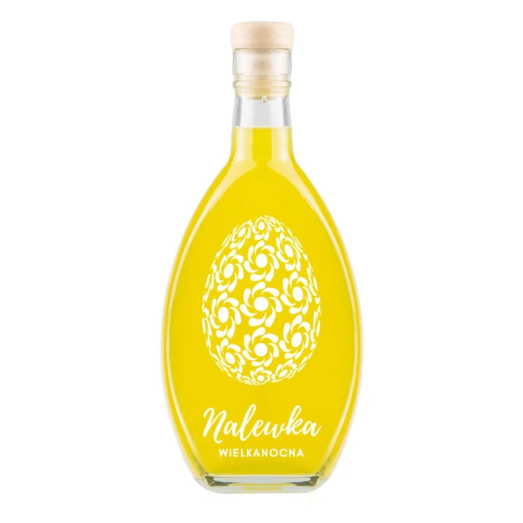 Butelka elipsa 200ml z nadrukiem jajko bimberek